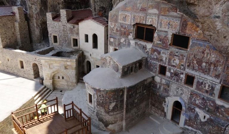 Sümela Manastırı’nın saklı mekanları ziyarete açıldı