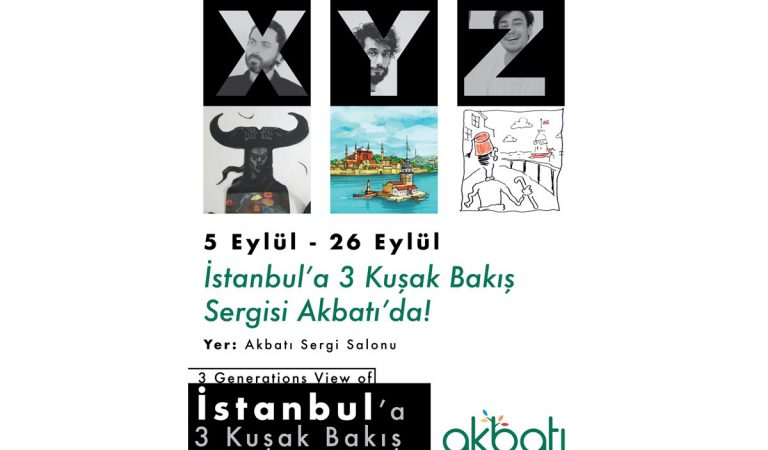 ‘XYZ İstanbul’a 3 Kuşak Bakış’ Pazar günü açılıyor